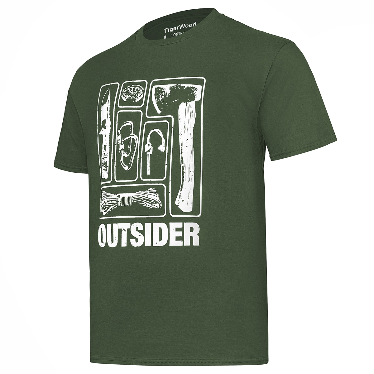 Футболка T-Shirt TigerWood Outsider - Зелена