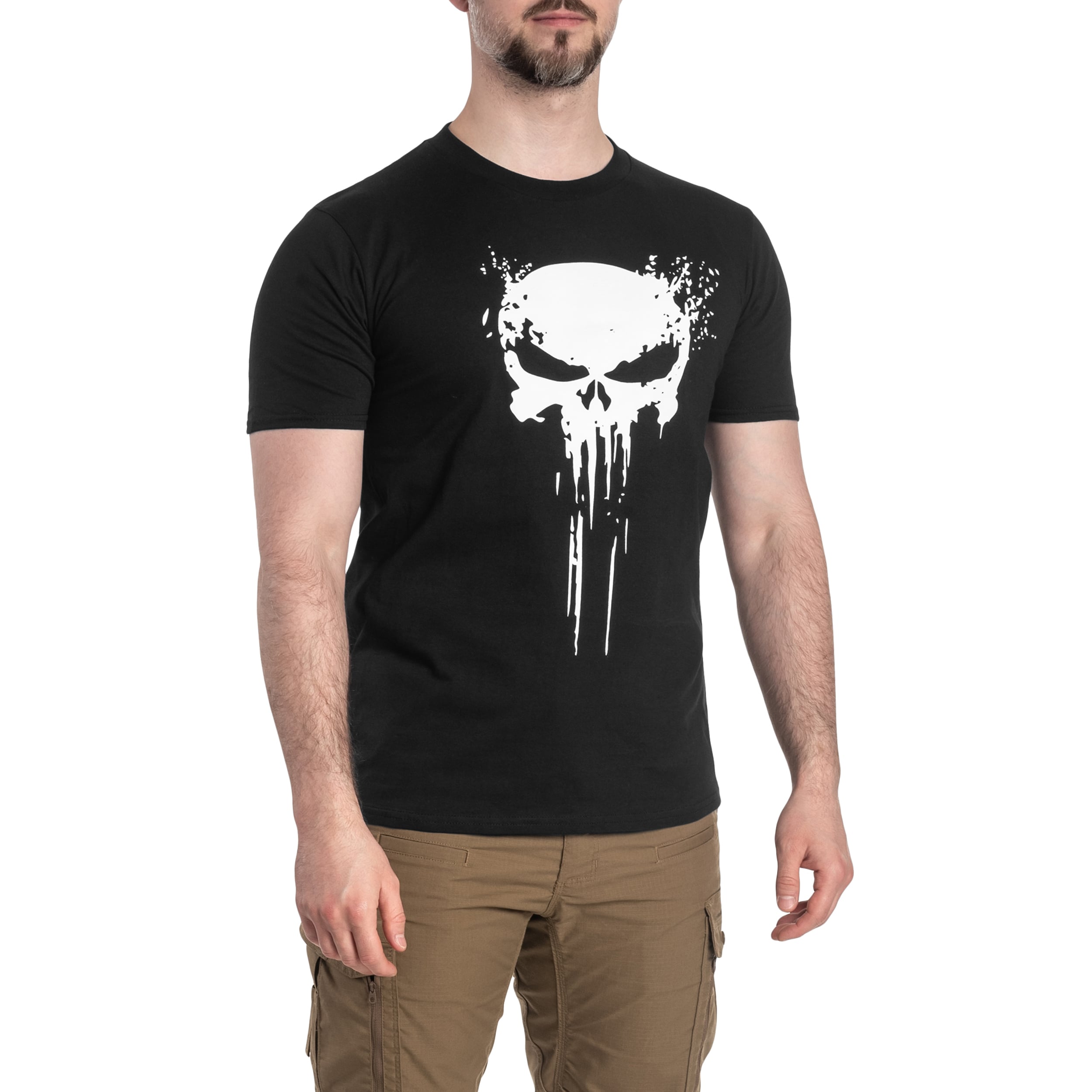 Koszulka T-Shirt TigerWood Punisher - Czarna