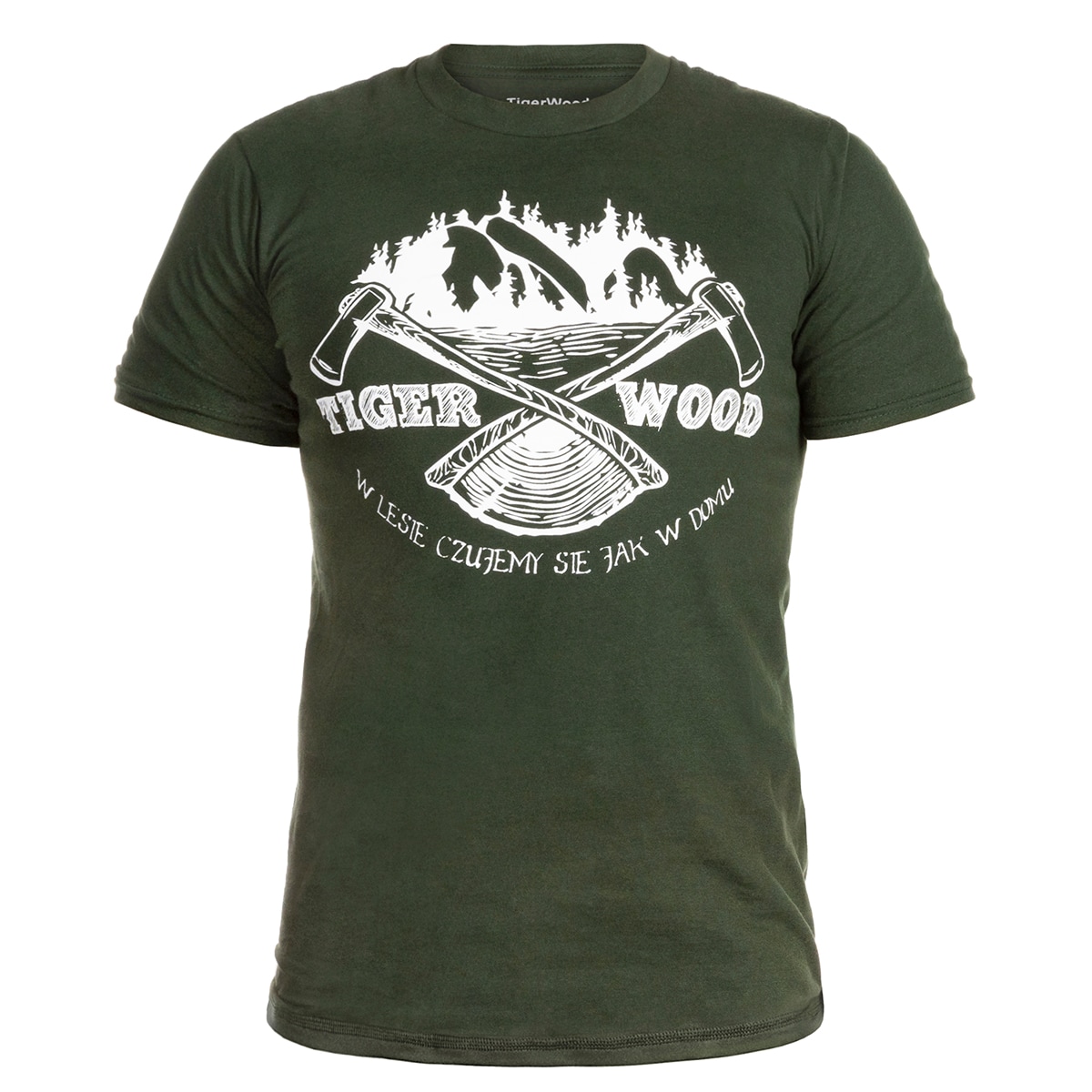 Футболка T-Shirt TigerWood Two Axes - Зелена