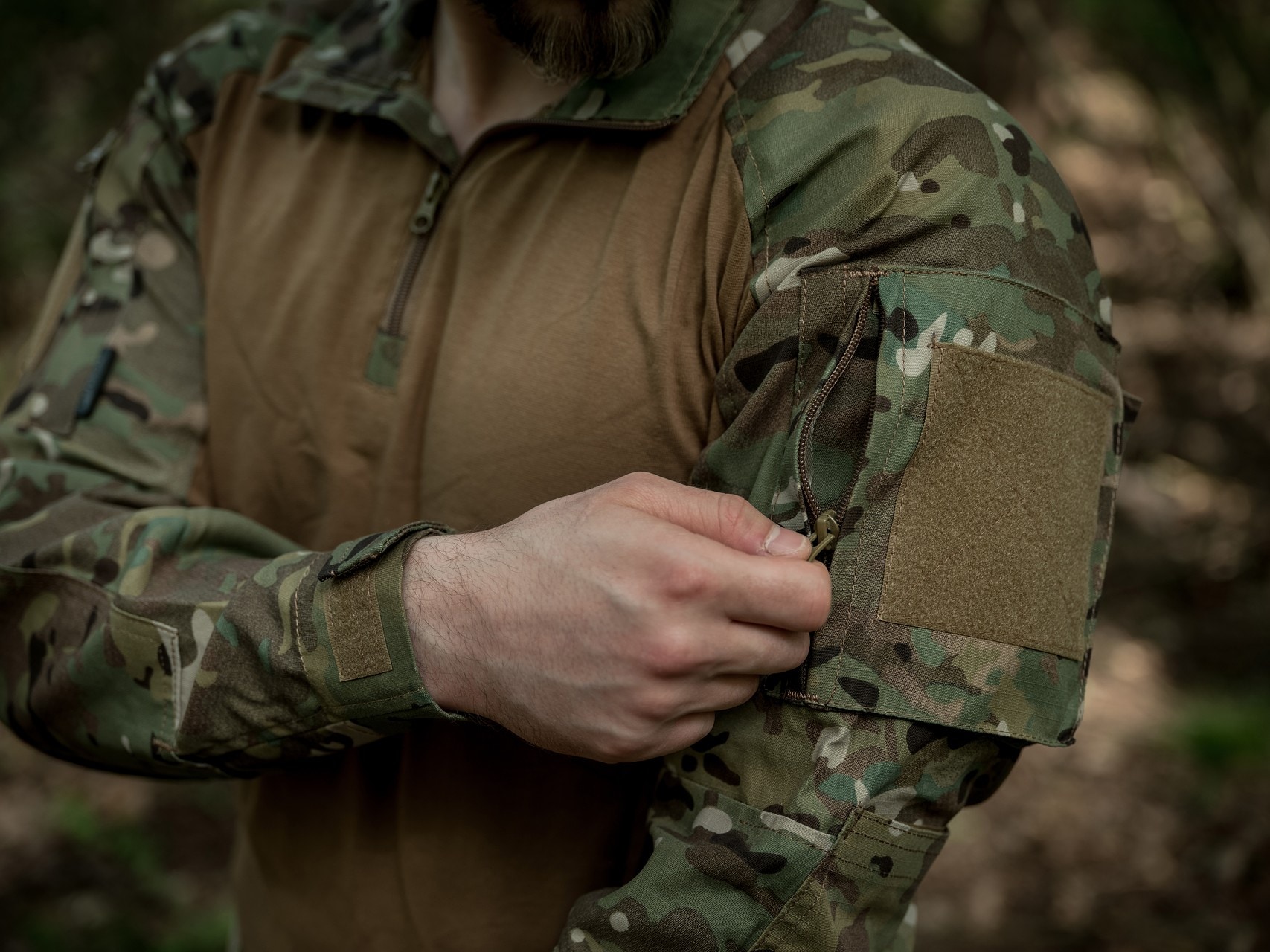 Bluza Texar Combat Shirt - Arid MC Camo