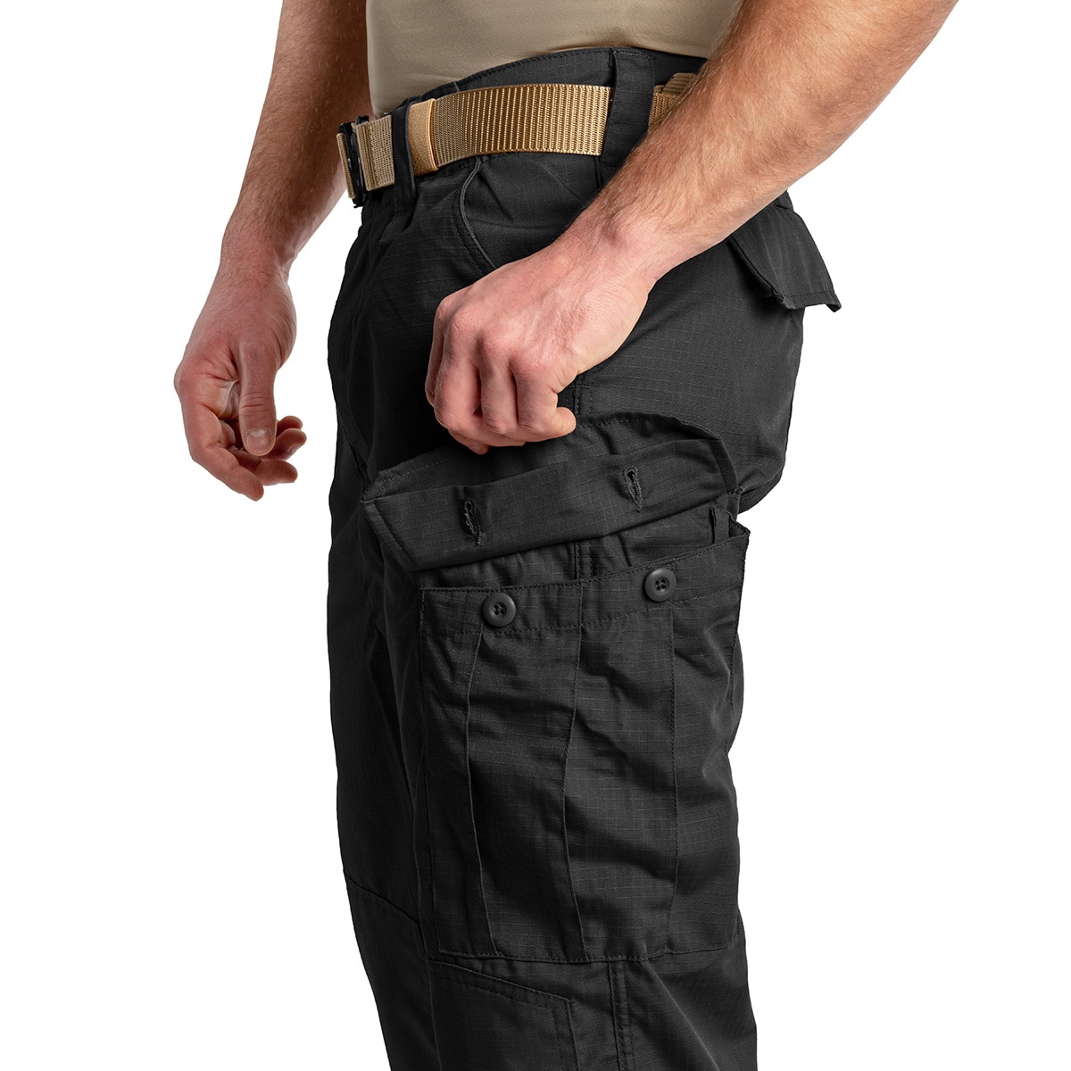 Spodnie wojskowe Texar WZ10 Ripstop - Black