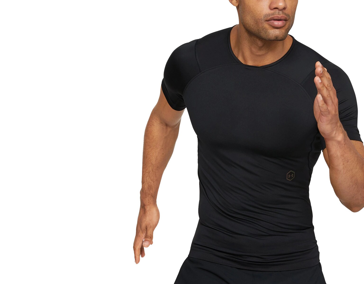 Koszulka termoaktywna Under Armour Rush Compression - Black K/R