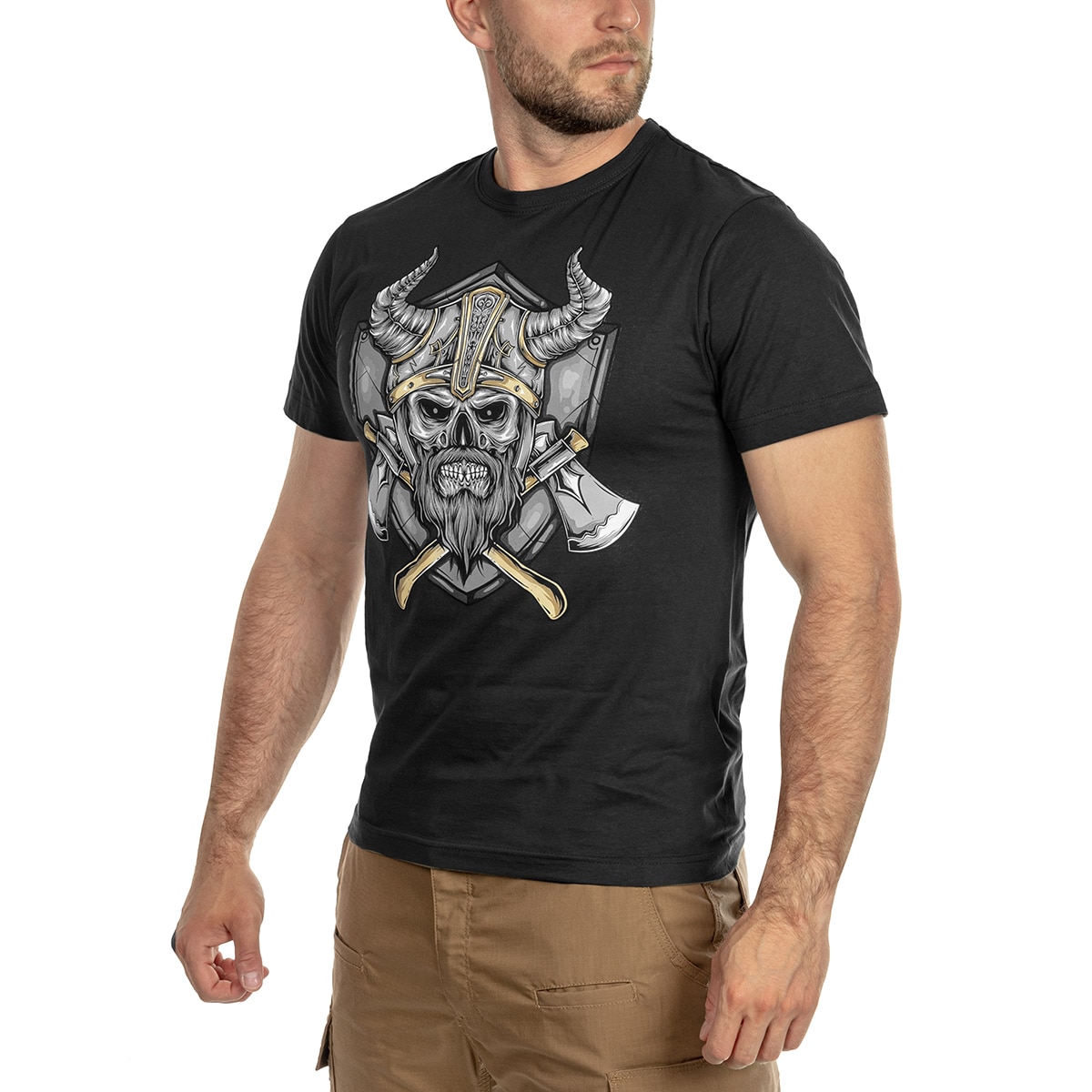Koszulka T-Shirt Voyovnik Viking - Czarna