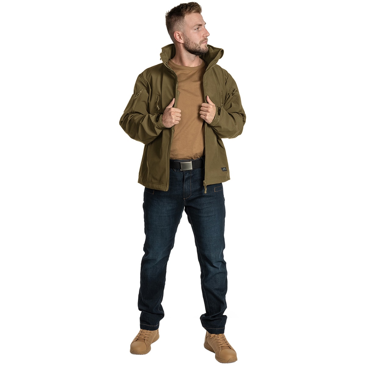 Kurtka Helikon-Tex Gunfighter Softshell Shark Skin Windblocker - Adaptive Green