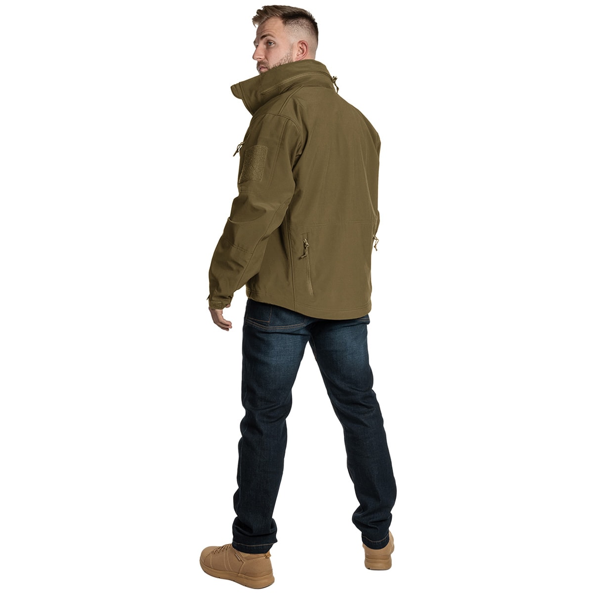 Kurtka Helikon-Tex Gunfighter Softshell Shark Skin Windblocker - Adaptive Green