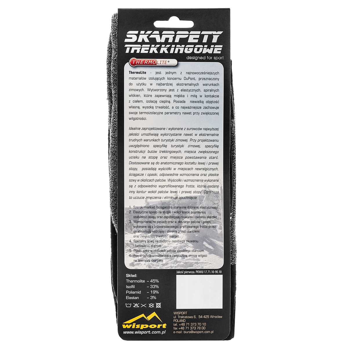 Skarpety Wisport Winter Trekking