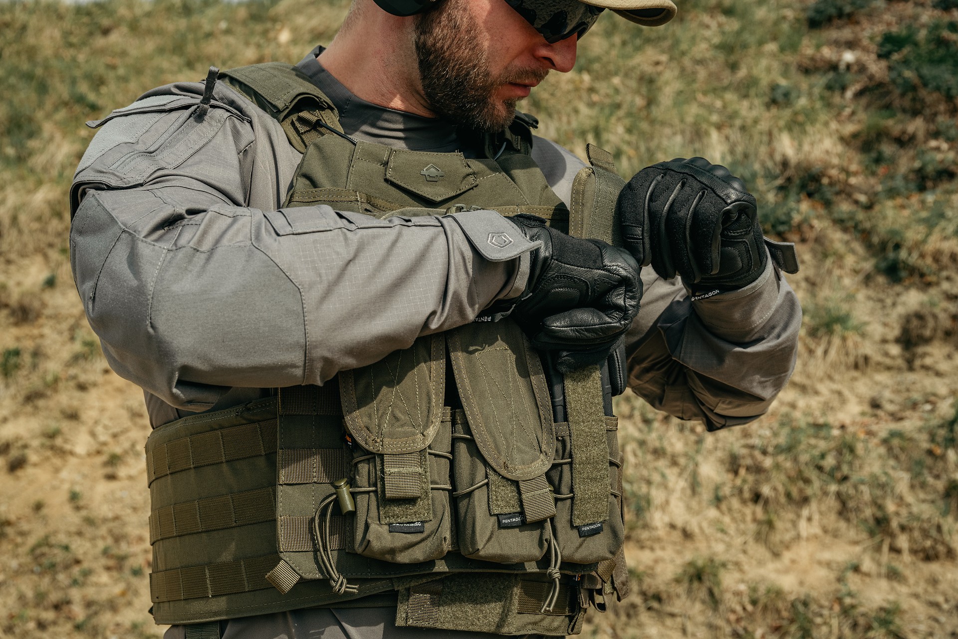 Rękawice Pentagon Storm - Black