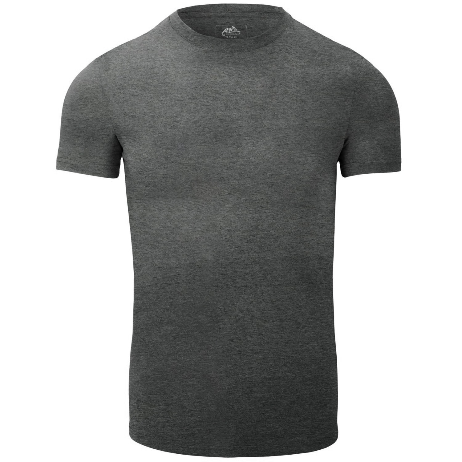 Футболка T-Shirt Helikon Slim - Black/Grey Melange 