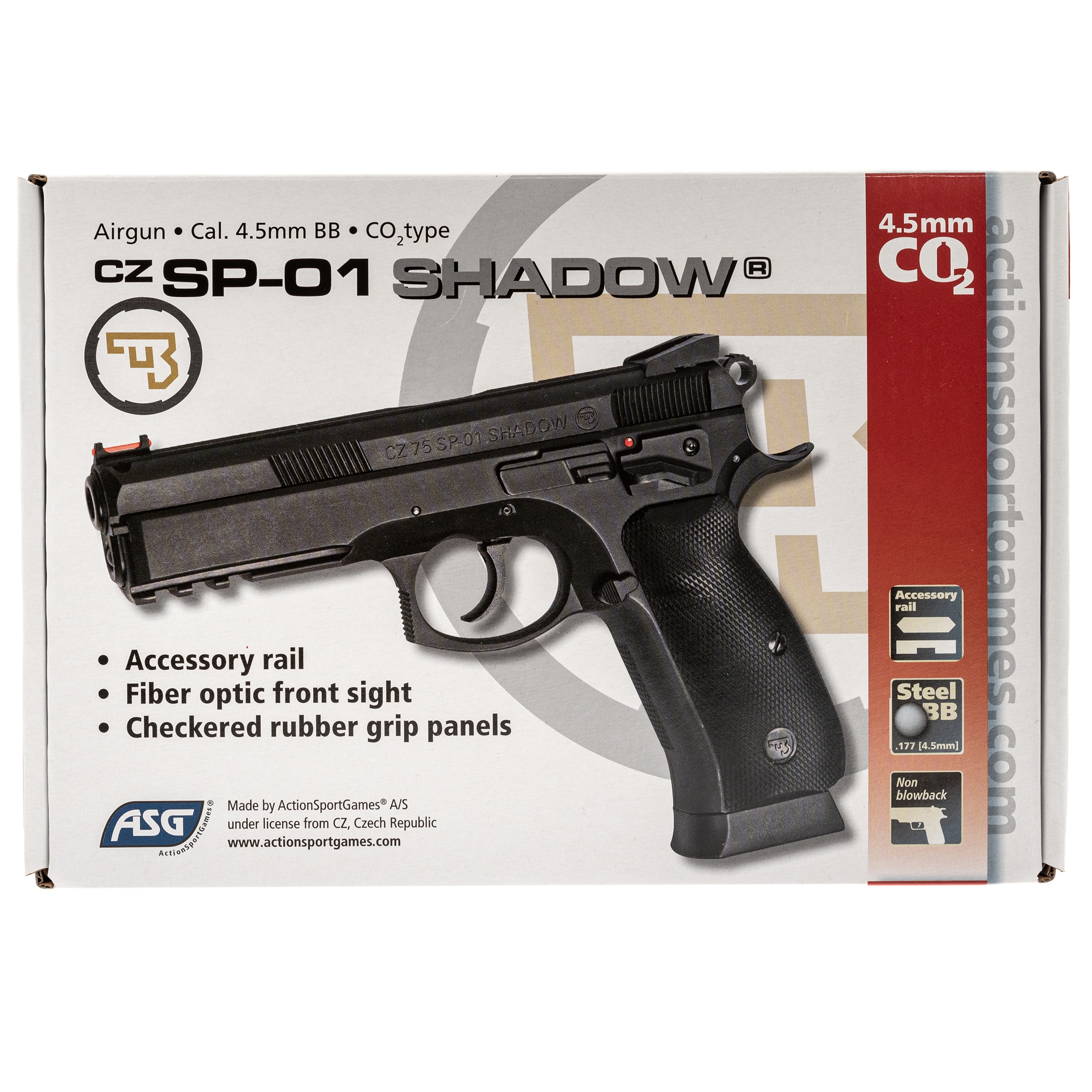Wiatrówka CZ 75 SP-01 Shadow 4,5 mm