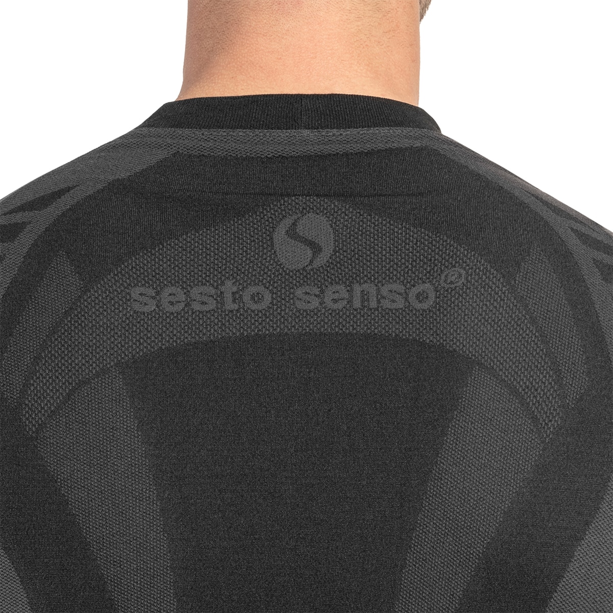 Koszulka termoaktywna z długim rękawem Sesto Senso Thermo Active - Graphit/Black