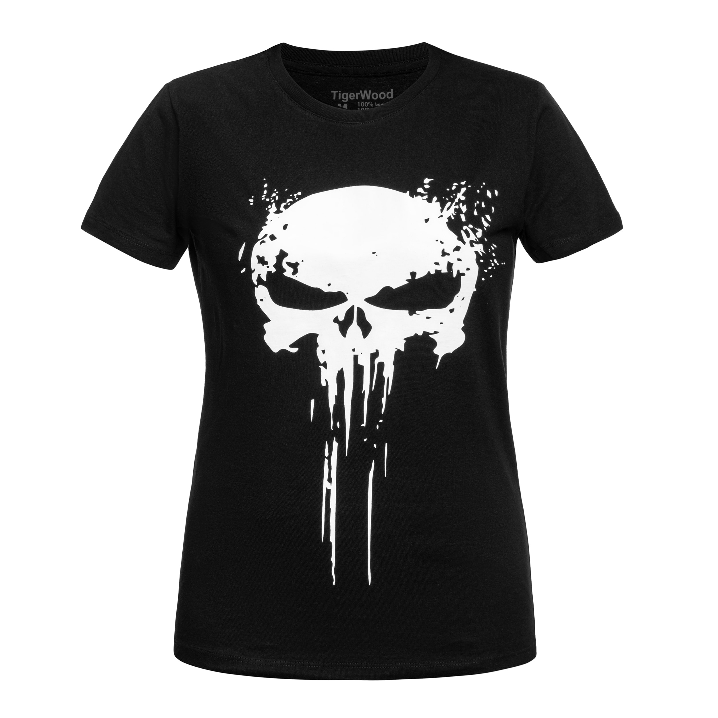 Koszulka T-Shirt damska TigerWood Punisher - Black