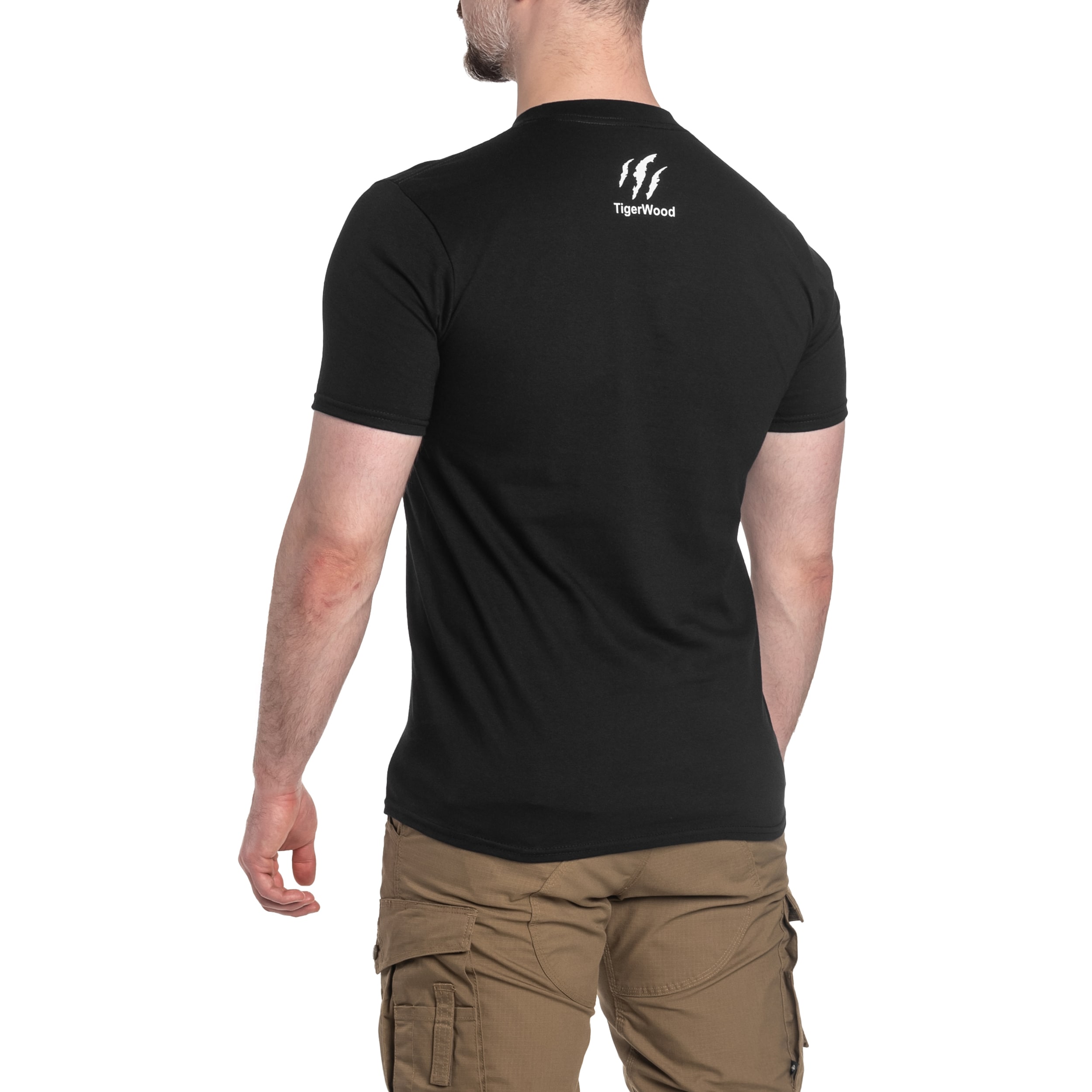 Koszulka T-Shirt TigerWood Punisher Military - Black