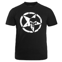 Koszulka T-Shirt TigerWood Punisher Military - czarna
