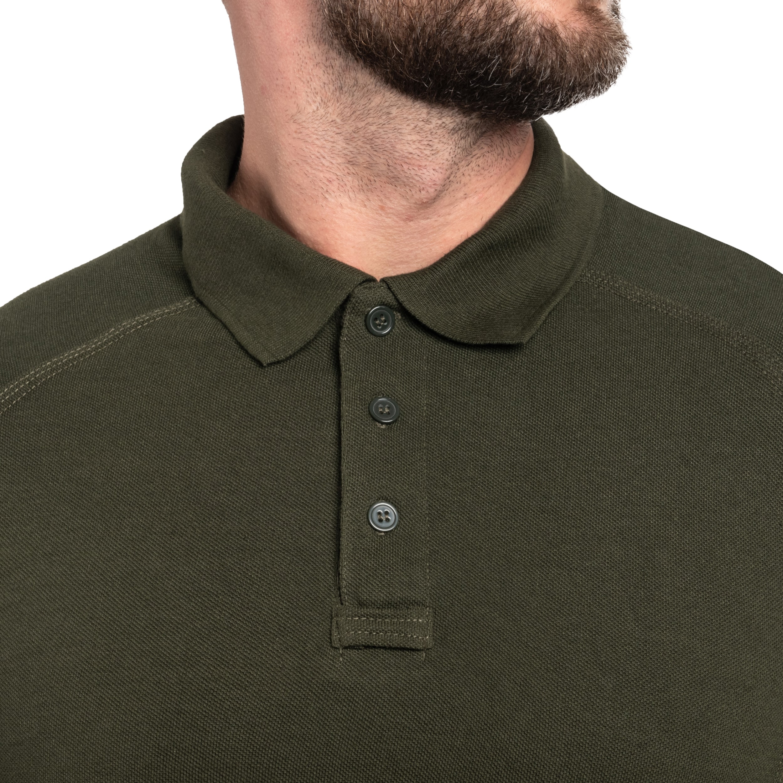 Koszulka polo Texar Elite Pro Long Sleeve - Olive