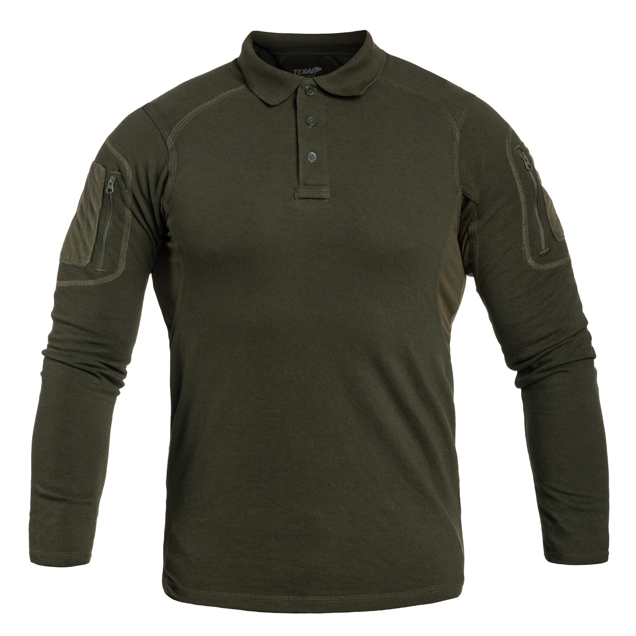 Koszulka polo Texar Elite Pro Long Sleeve - Olive