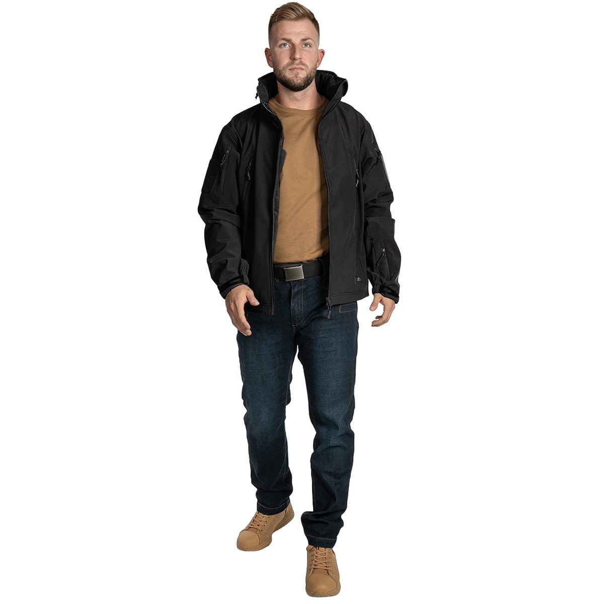 Kurtka Helikon-Tex Gunfighter Softshell Shark Skin Windblocker - Ash Grey