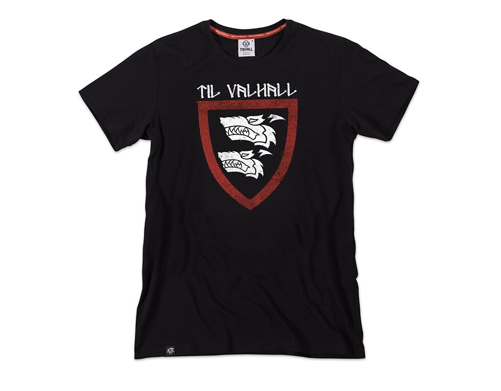 Koszulka T-shirt Tirvall Kampeskadronen - czarna