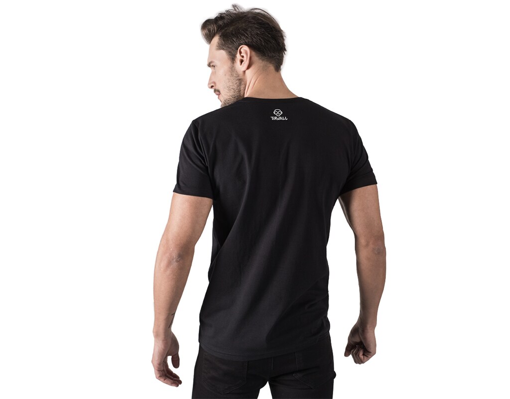 Koszulka T-shirt Tirvall Kampeskadronen - czarna