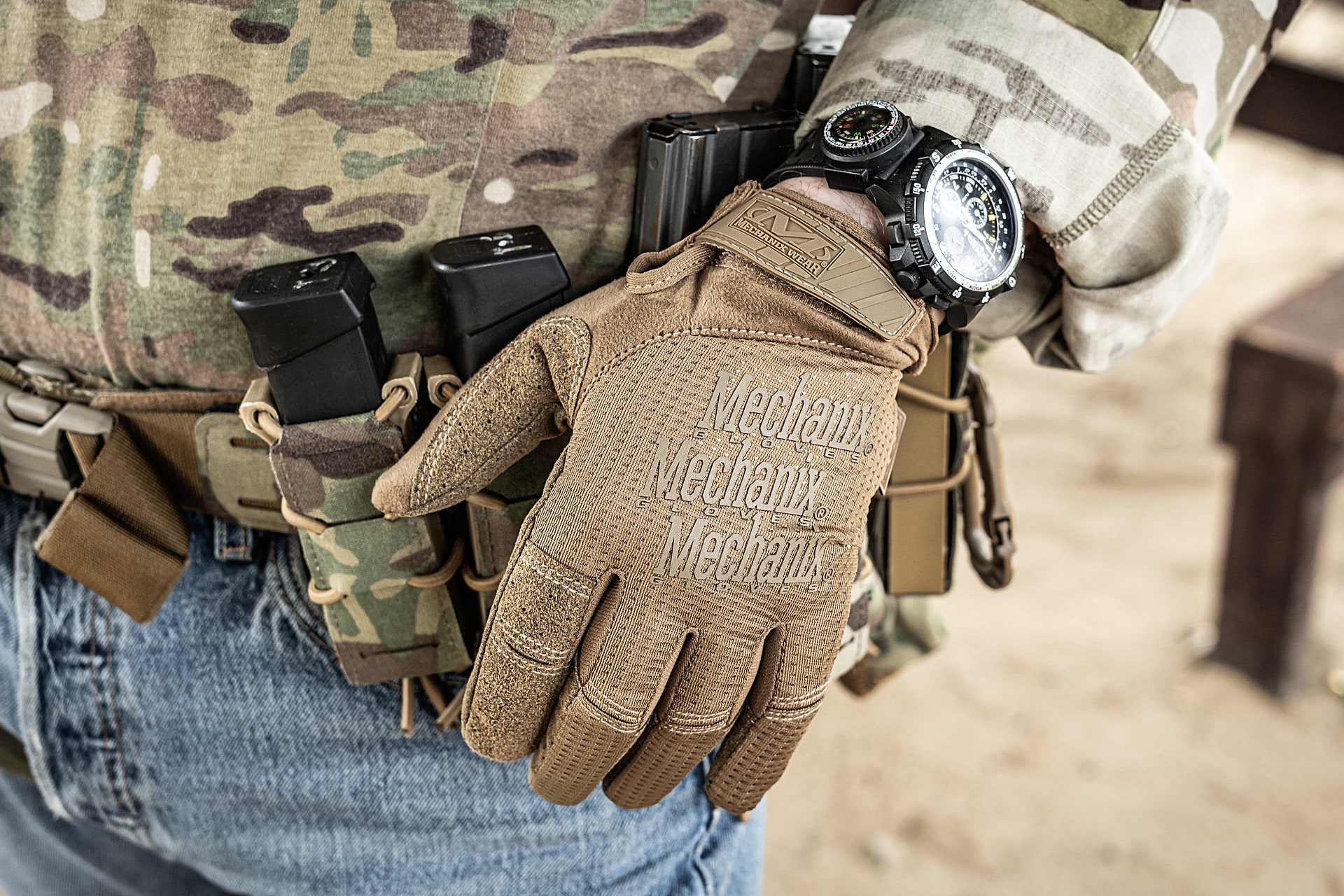 Rękawice taktyczne Mechanix Wear Specialty Vent - Coyote