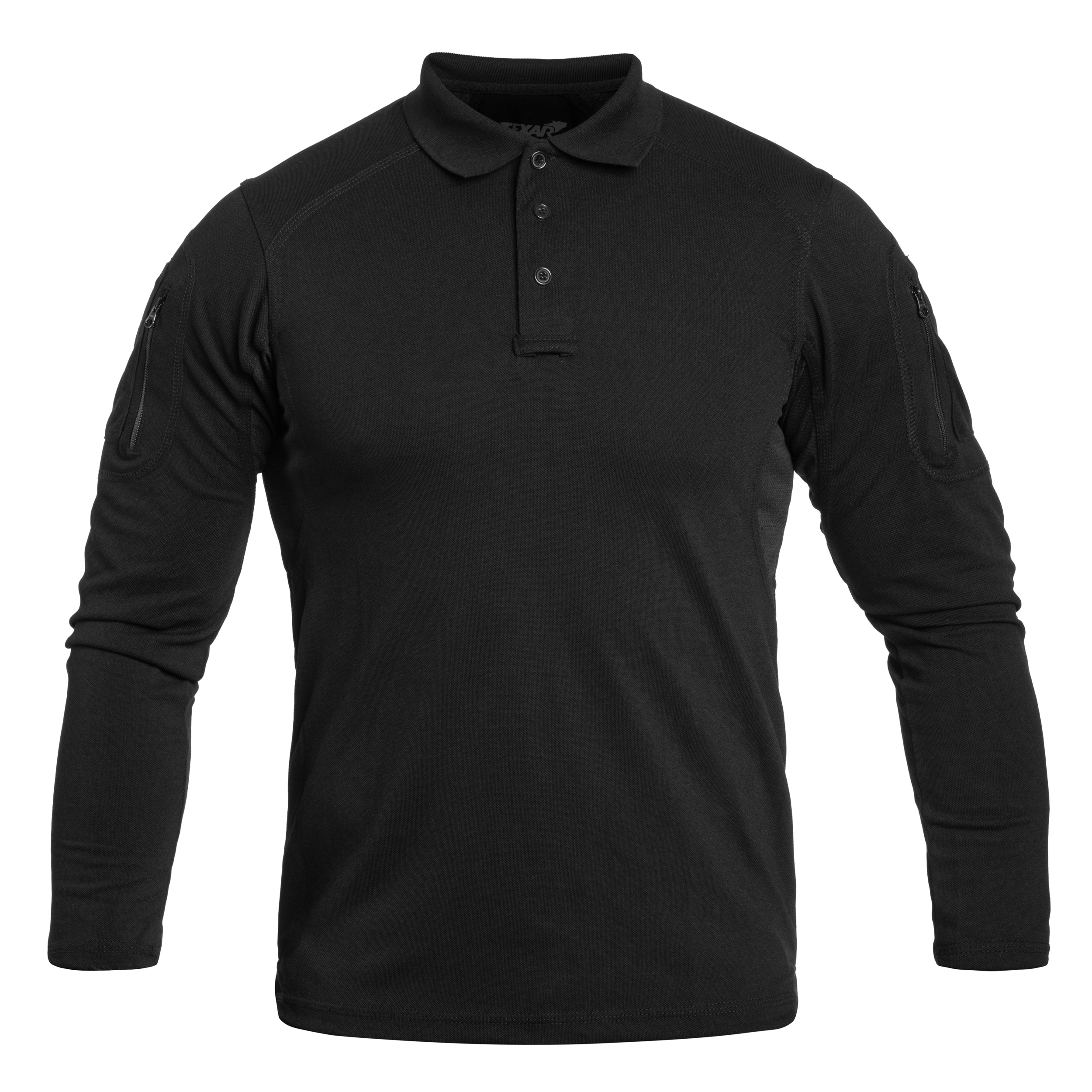 Koszulka polo Texar Elite Pro Long Sleeve - Black