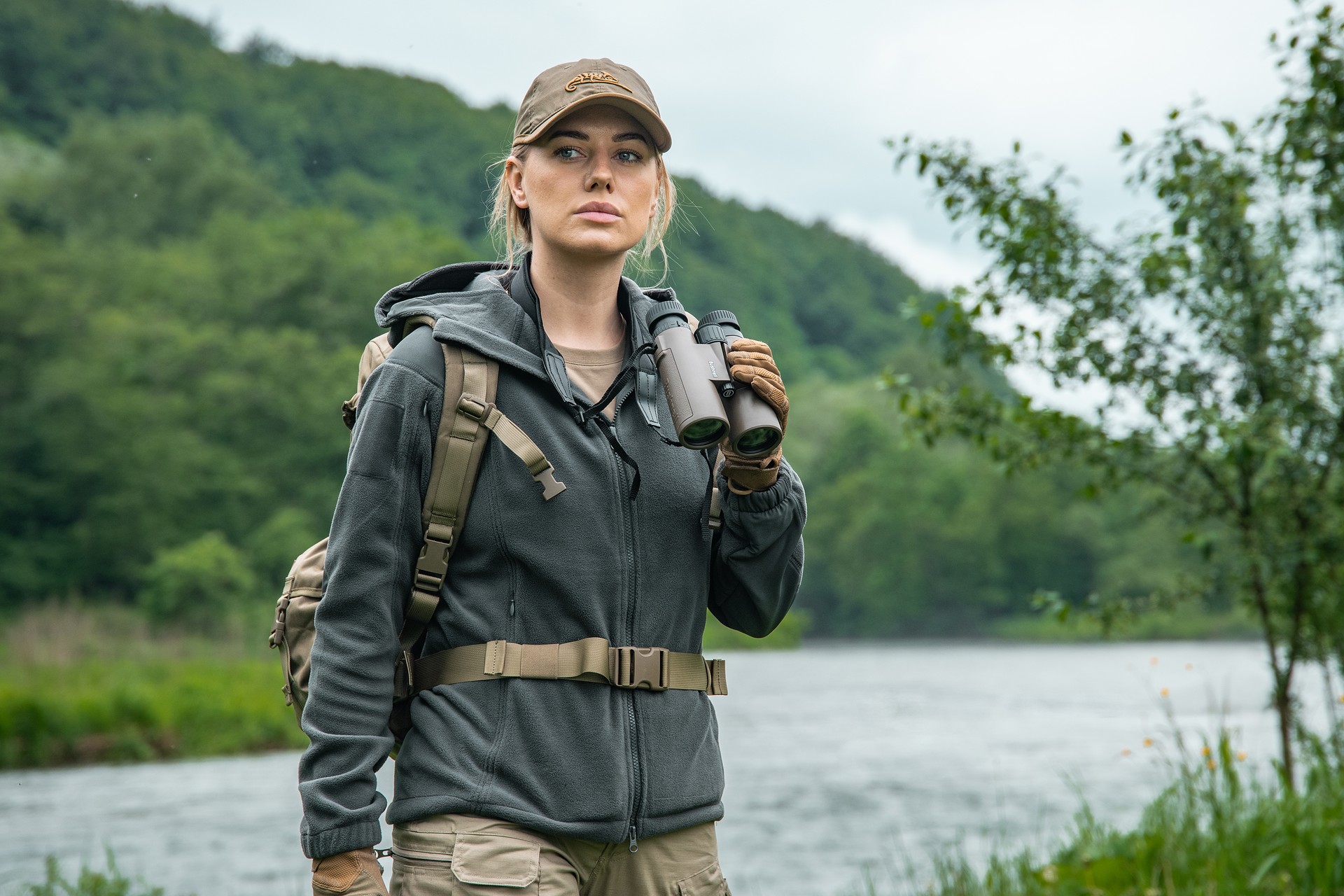 Polar damski Helikon-Tex Cumulus Heavy Fleece - Shadow Grey