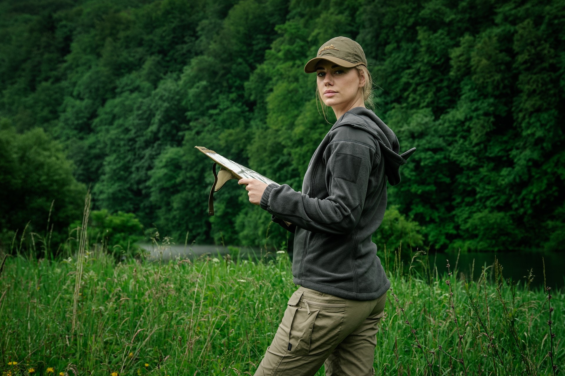 Polar damski Helikon-Tex Cumulus Heavy Fleece - Shadow Grey