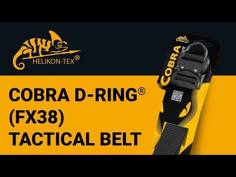 Тактичний ремінь Helikon Cobra D-Ring FX38 - Black
