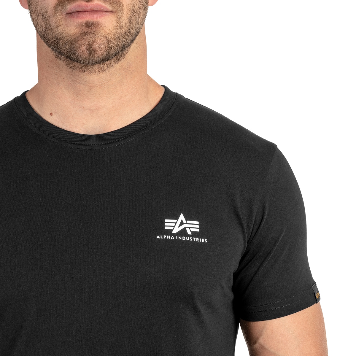 Koszulka T-shirt Alpha Industries Basic Small Logo - Black
