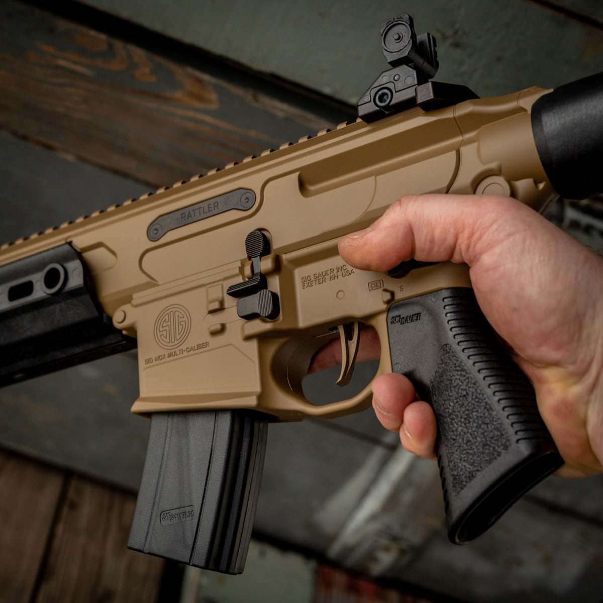 Пневматична рушниця SIG Sauer MCX Rattler Canebrake 4,5 мм