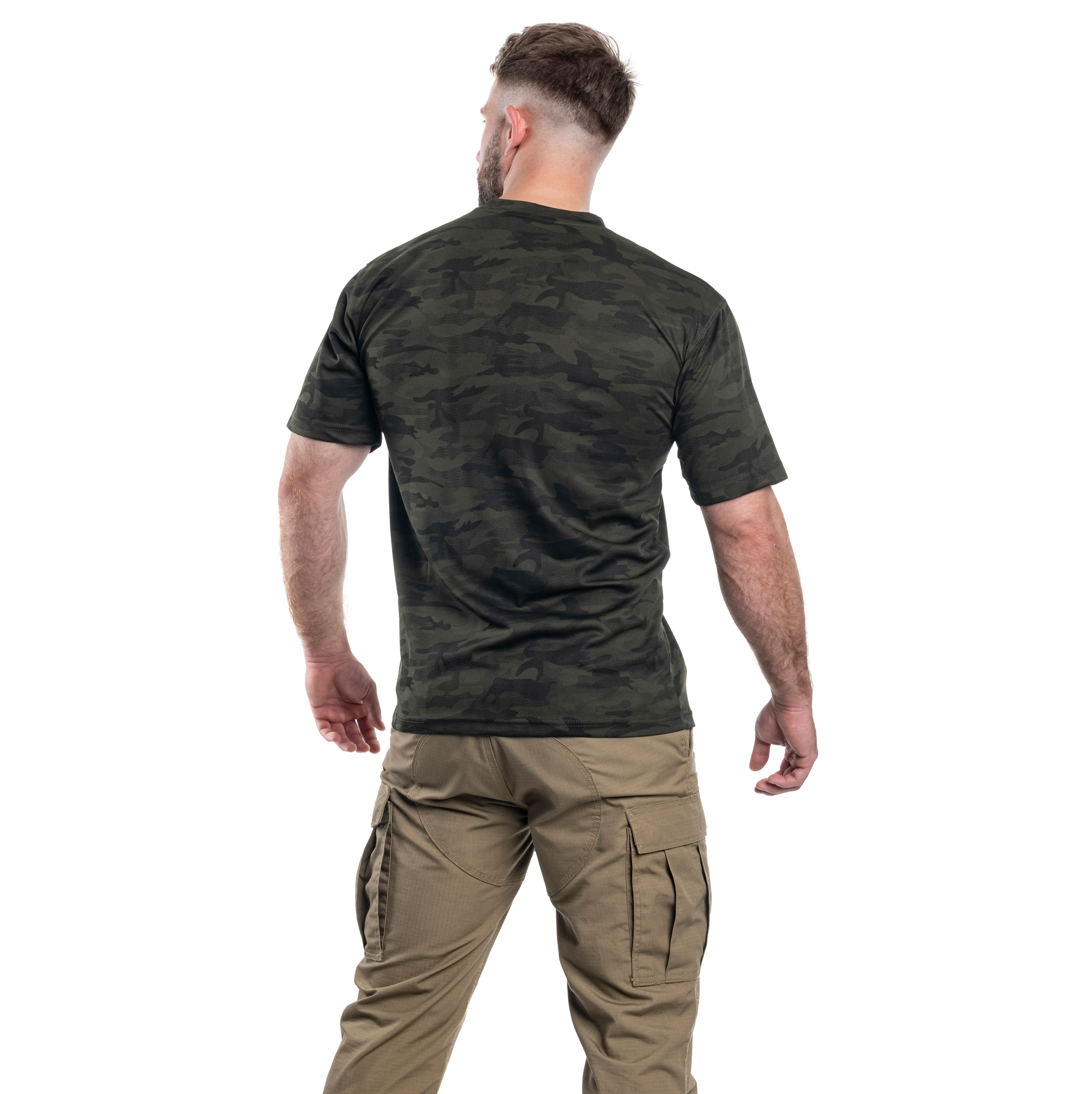 Koszulka termoaktywna Mil-Tec Short Sleeve - Woodland