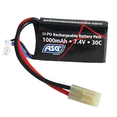 Akumulator ASG Li-Po 7,4V 1000 mAh 30C