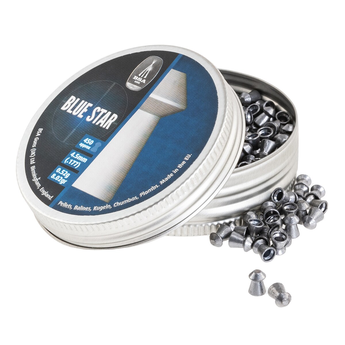 Śrut BSA Blue Star 4,5 mm - 450 szt.