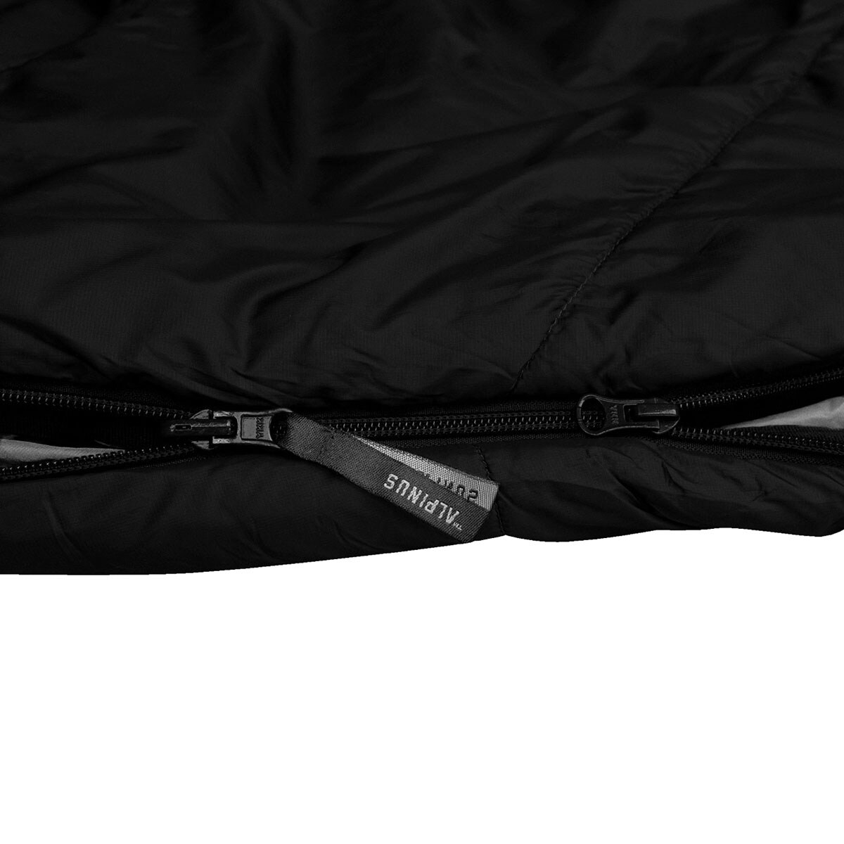 Śpiwór Alpinus Survival 1100 Czarny - lewy