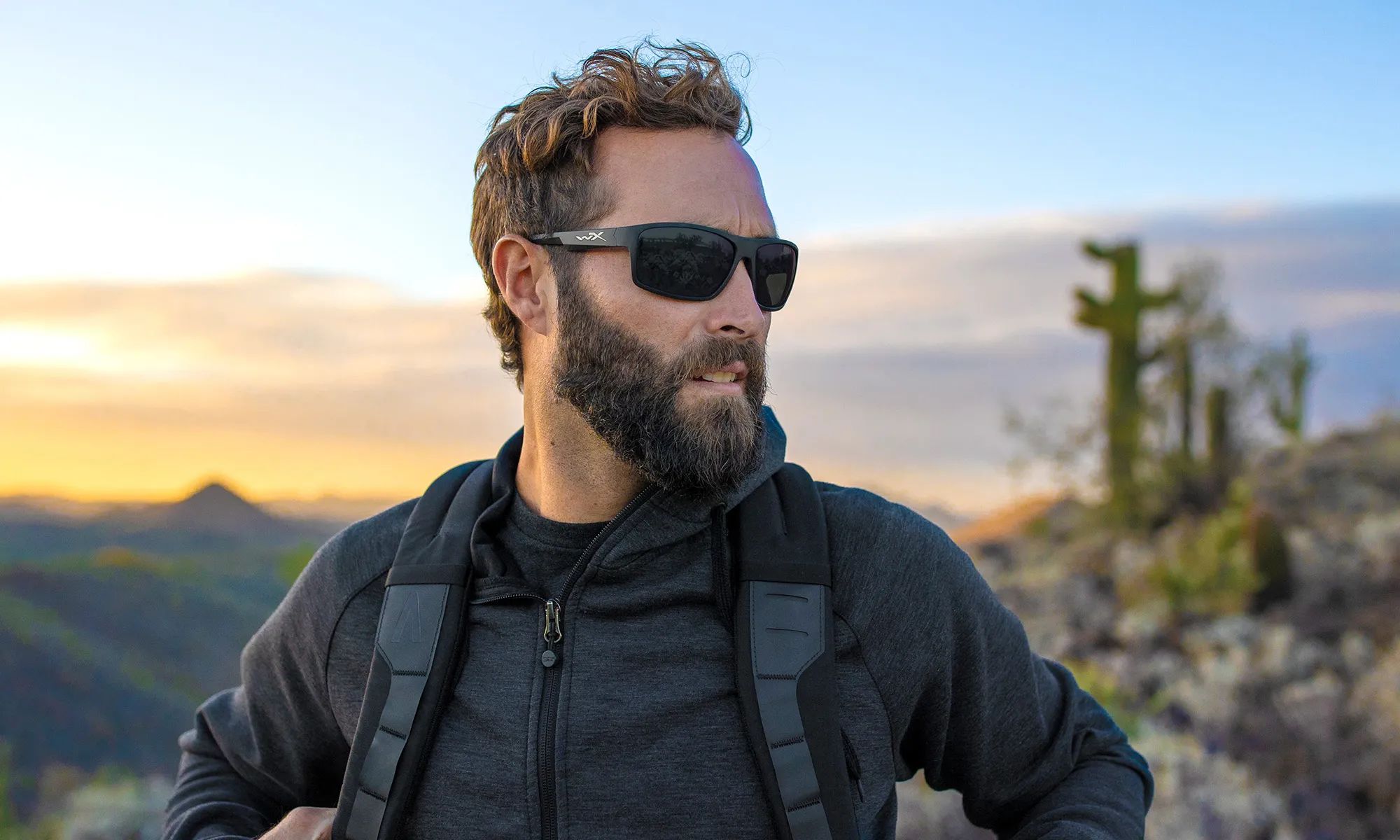 Okulary Wiley X Peak - Silver Flash/Matte Black