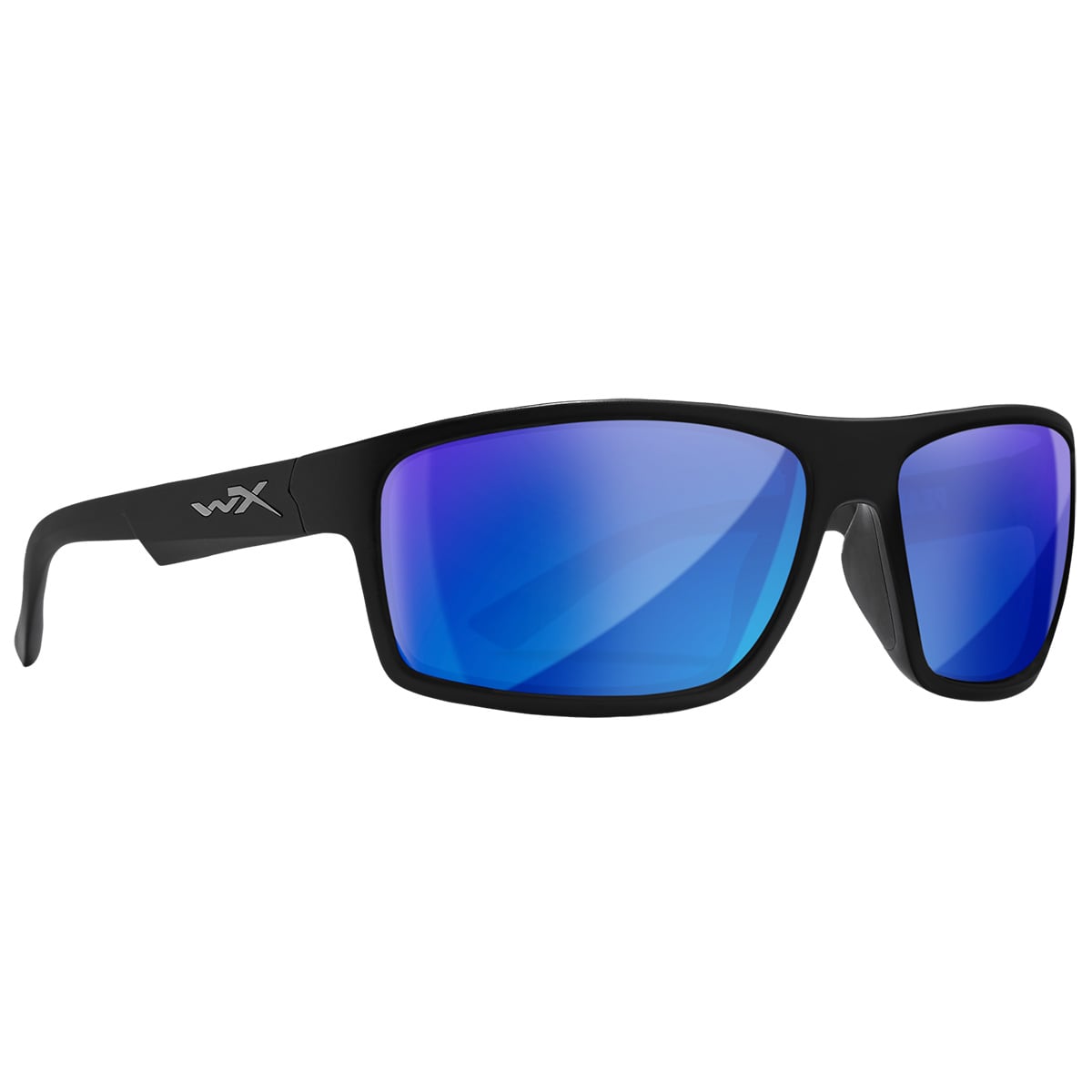 Okulary Wiley X Peak - Captivate Polarized Blue Mirror/Matte Black