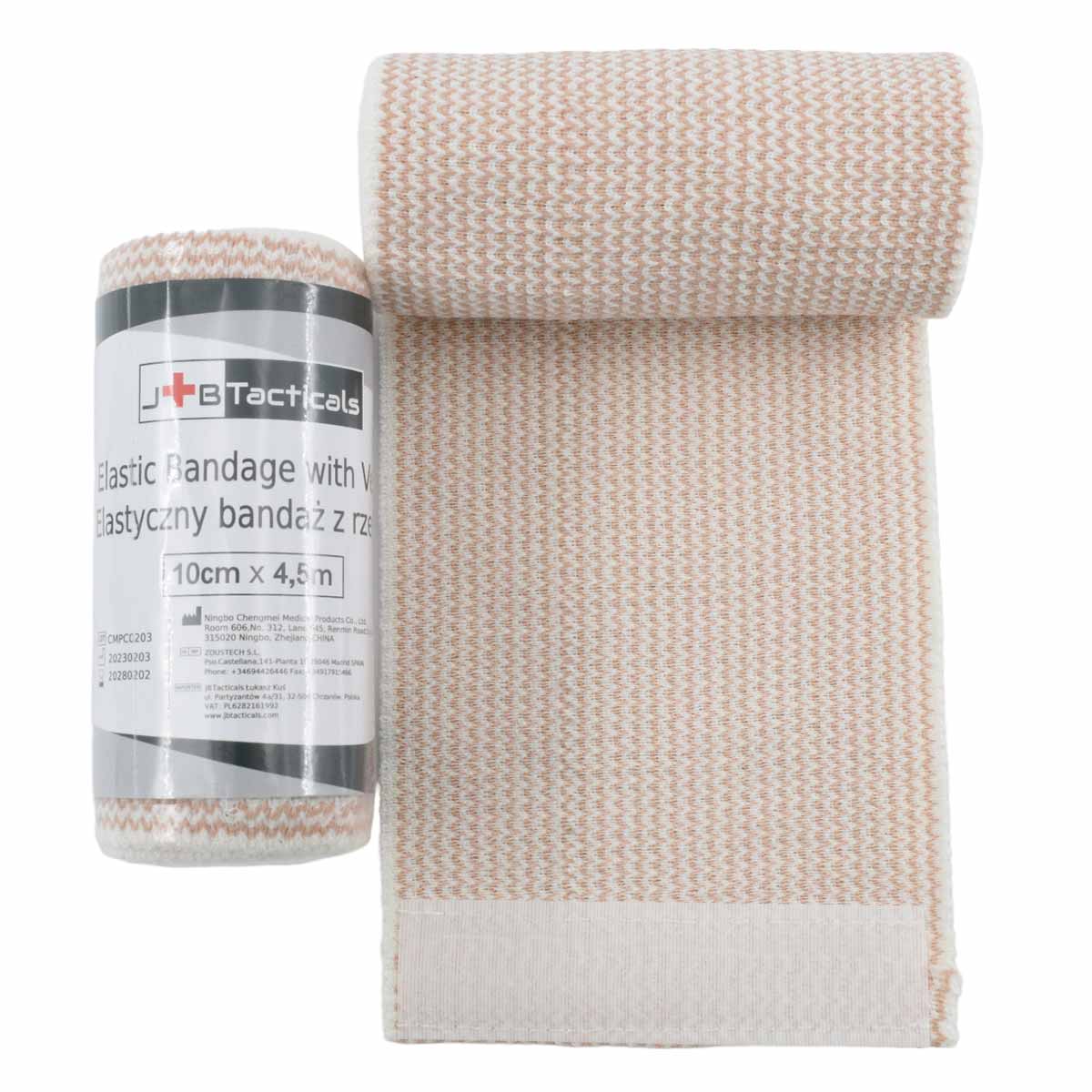 Bandaż elastyczny JB Tacticals Honeycomb z rzepem 10 cm