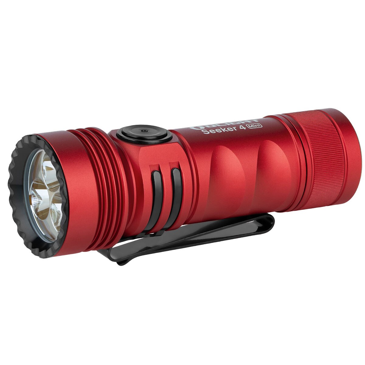 Latarka taktyczna Olight Seeker 4 Mini Cool White Red - 1200 lumenów