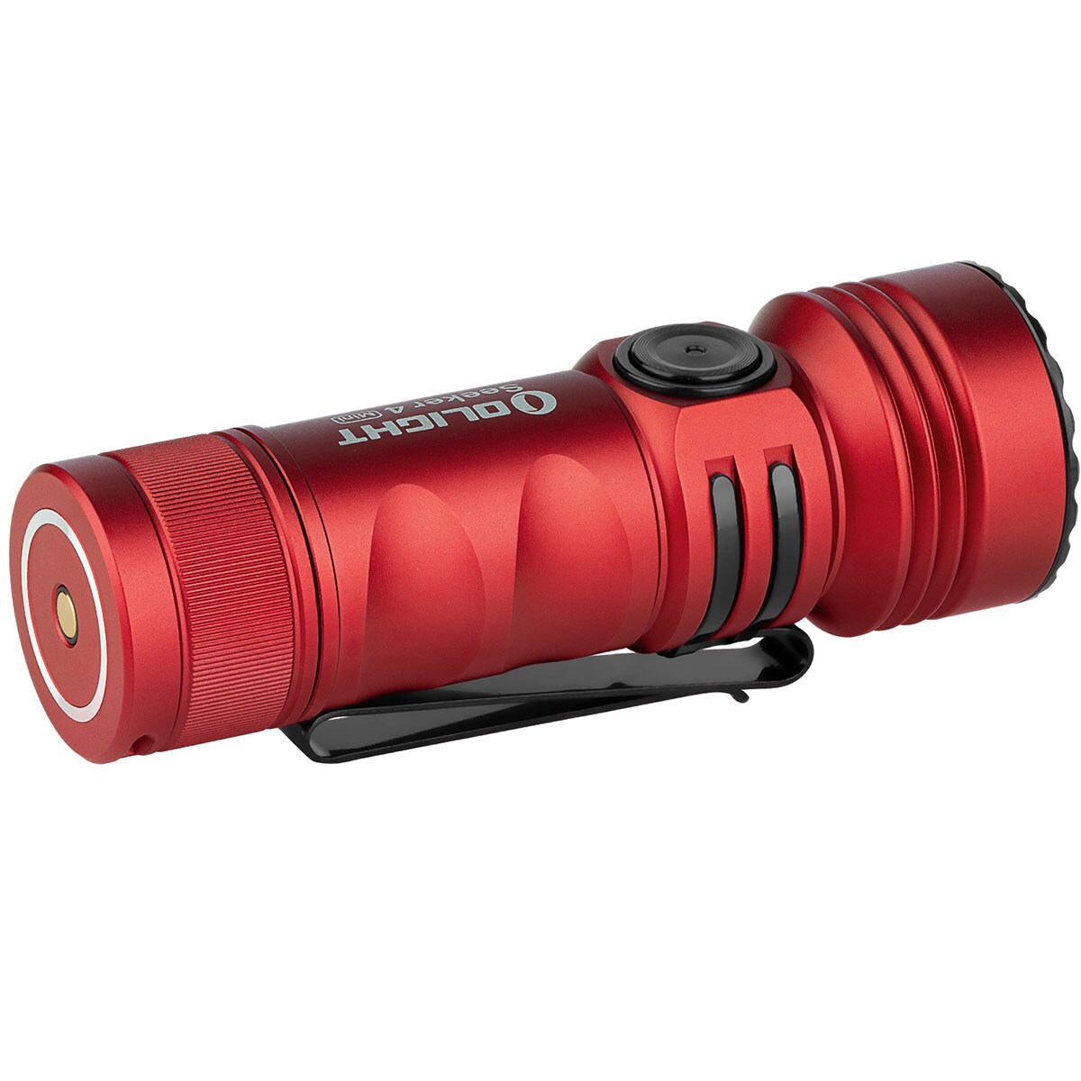 Latarka taktyczna Olight Seeker 4 Mini Cool White Red - 1200 lumenów