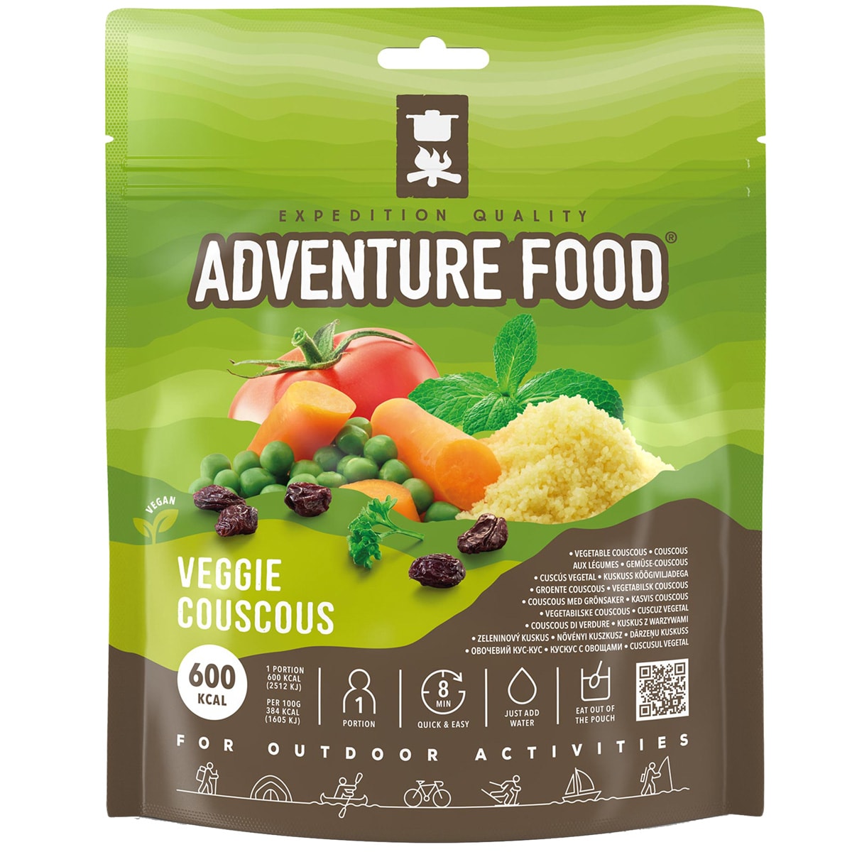 Сублімовані продукти Adventure Кускус з овочами 156 г