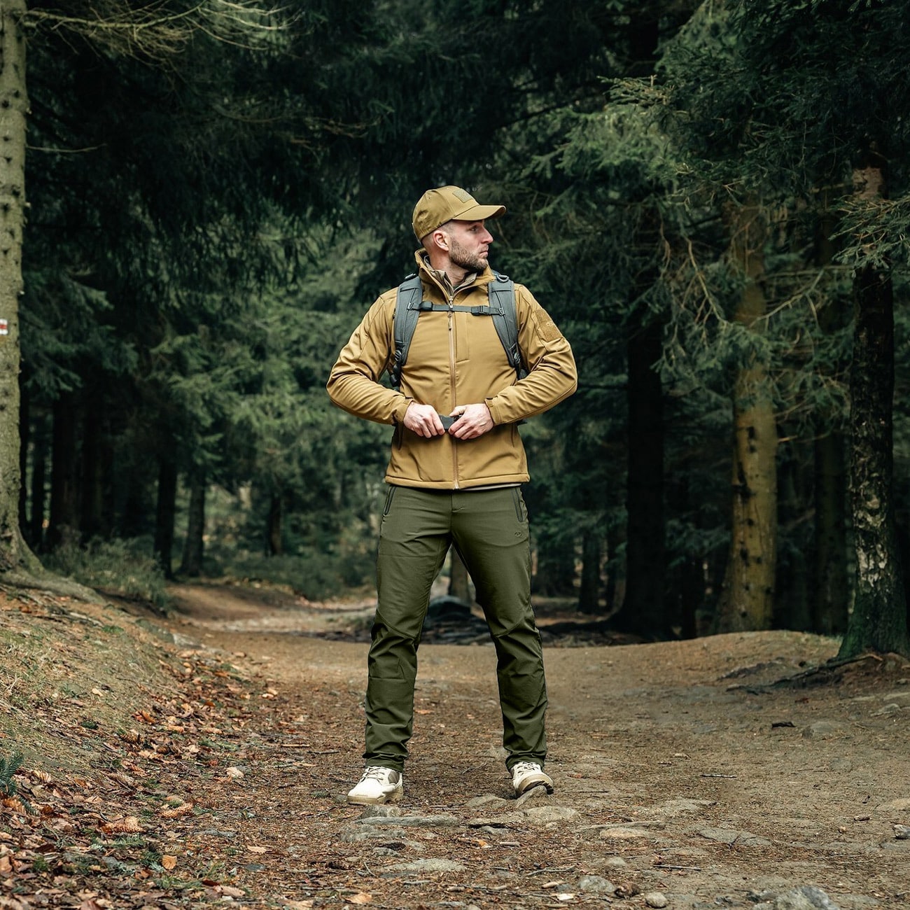 Spodnie Highlander Outdoor Munro Walking Trousers - Forest Green