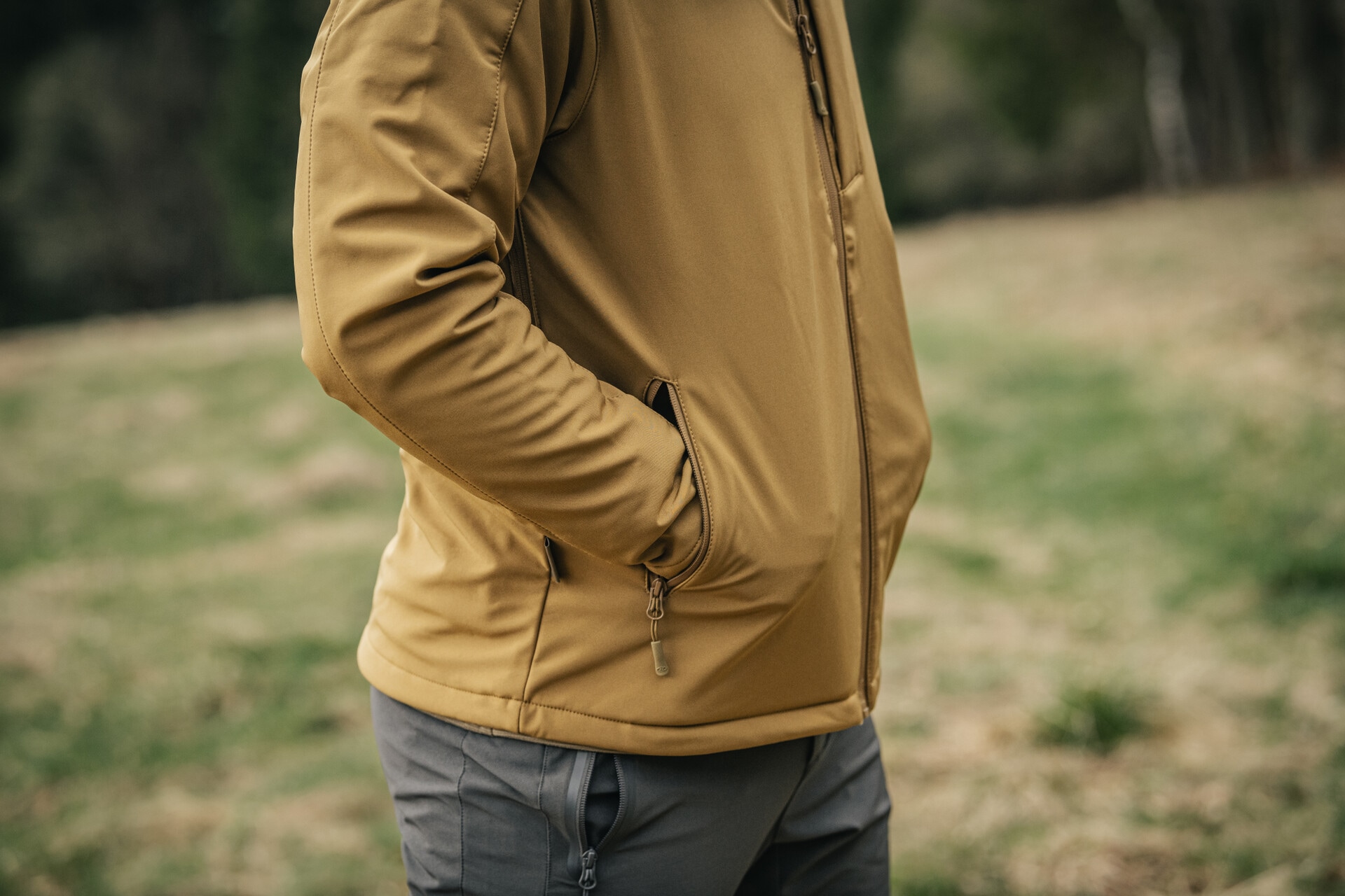 Kurtka Highlander Outdoor Odin Softshell - Tan