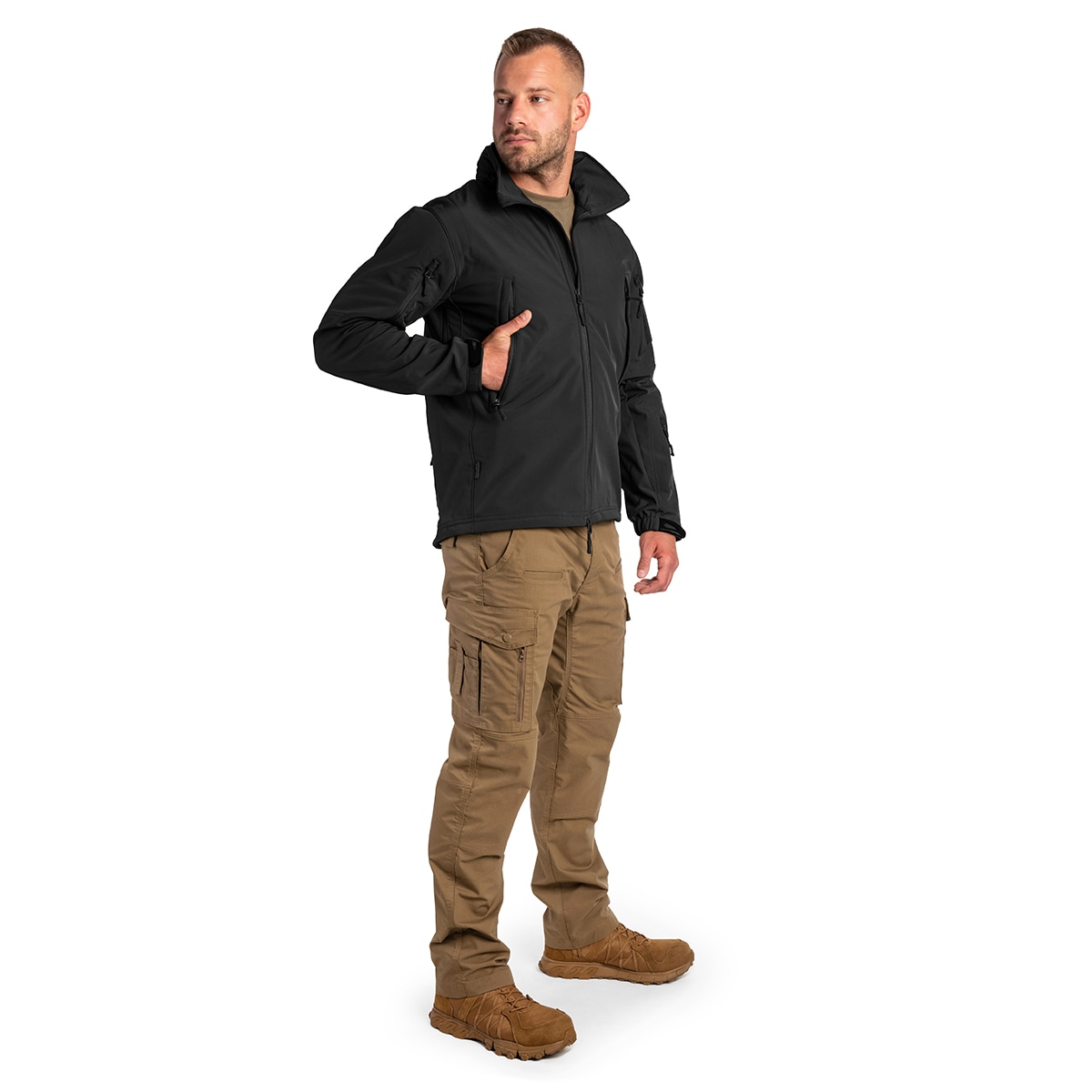 Kurtka Highlander Forces Tactical Softshell - Black