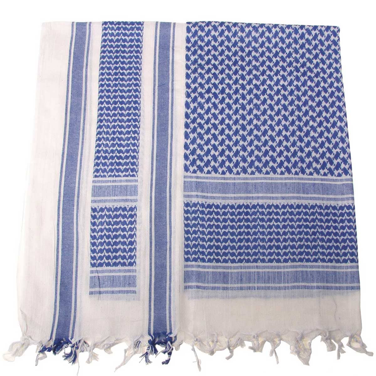 Arafatka chusta ochronna MFH Shemagh - Blue/White