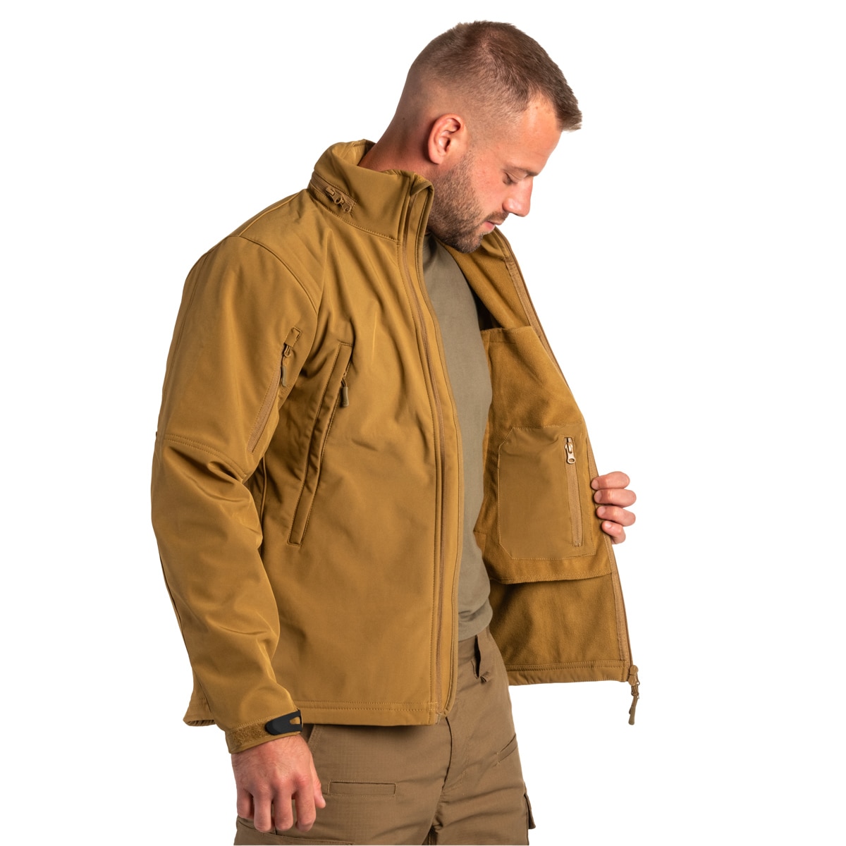Kurtka Highlander Forces Tactical Softshell - Tan