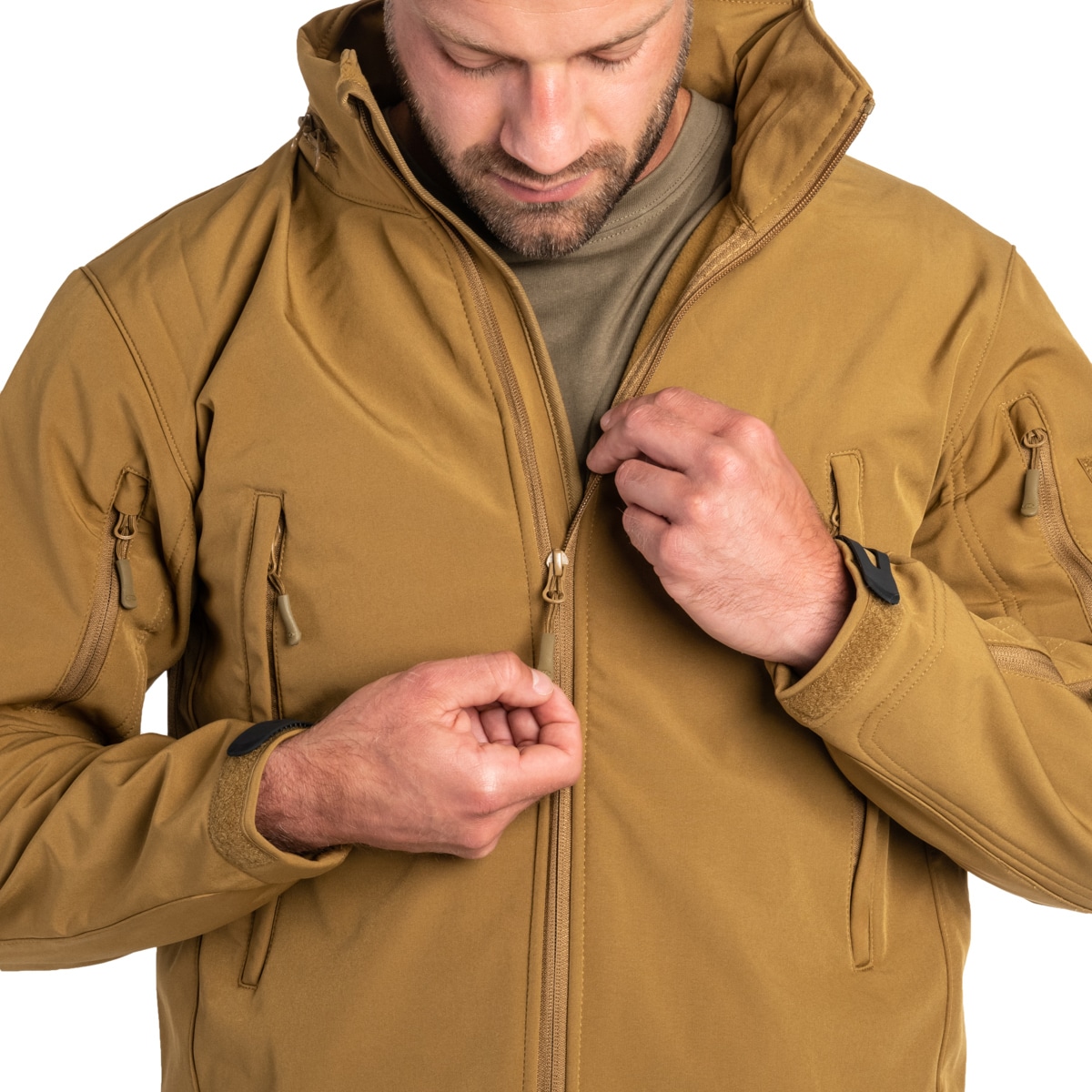 Kurtka Highlander Forces Tactical Softshell - Tan