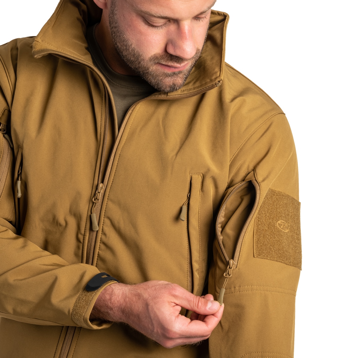 Kurtka Highlander Forces Tactical Softshell - Tan