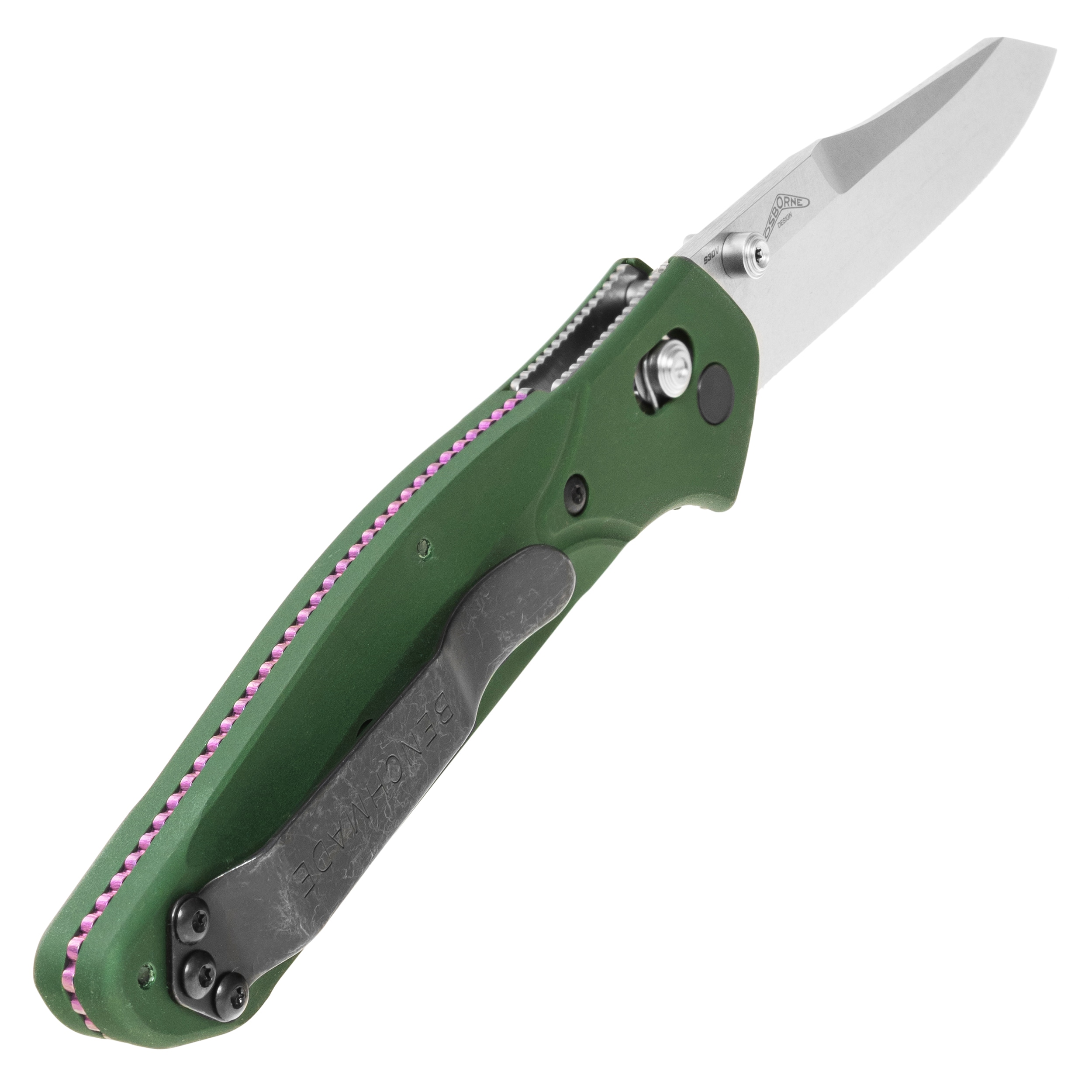 Складаний ніж Benchmade Osborne CPM-S30V - Green Aluminium
