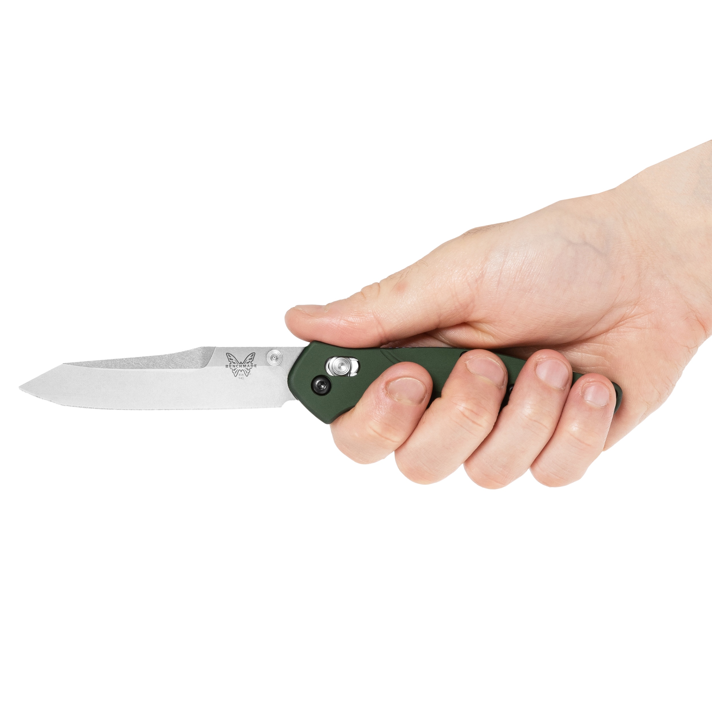 Складаний ніж Benchmade Osborne CPM-S30V - Green Aluminium