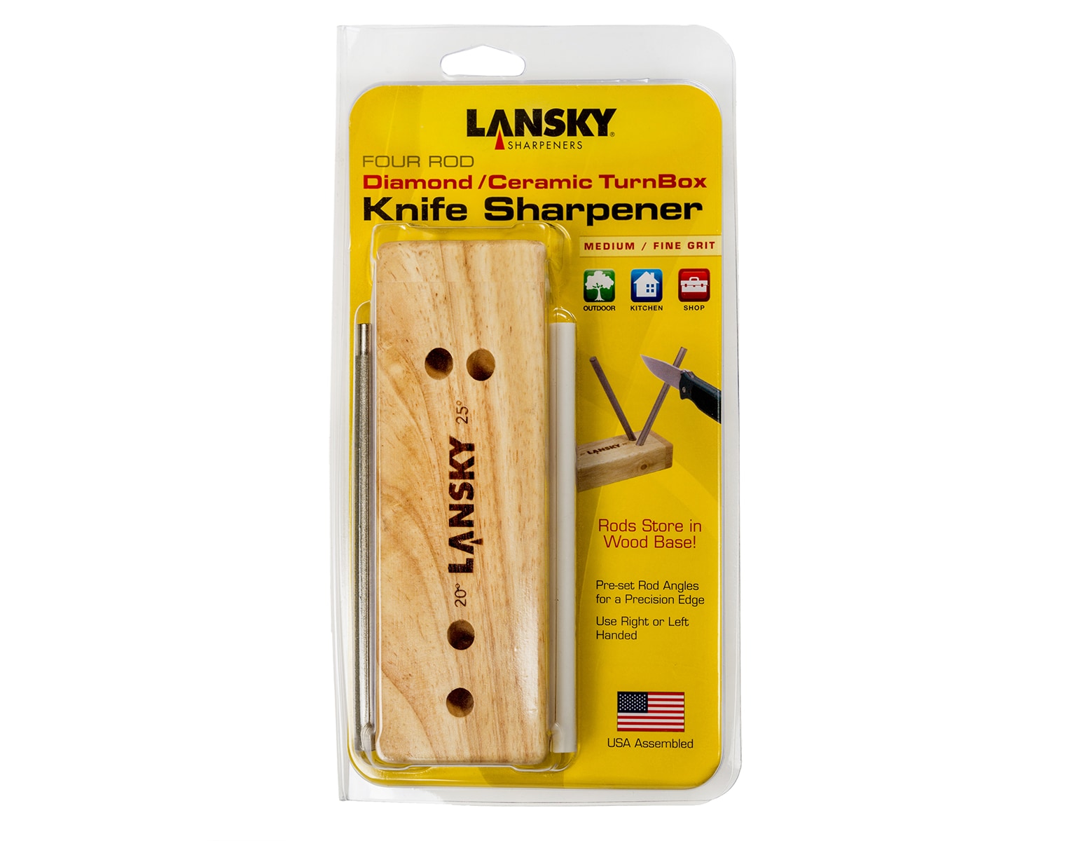 Ostrzałka Lansky Turn Box Diam/Cer TB-2D2C - zestaw