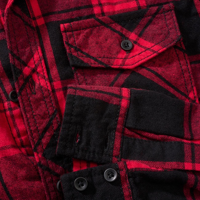 Дитяча сорочка Brandit Checkshirt - Red/Black